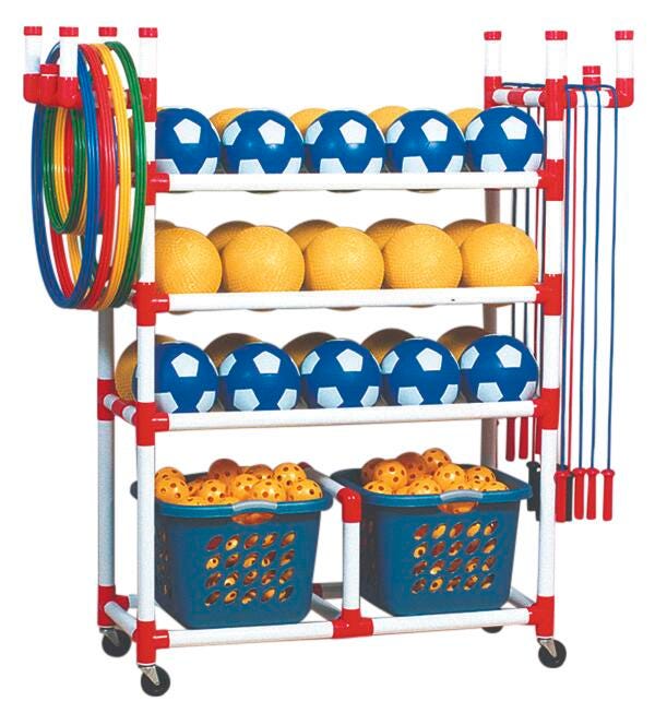 Sports Equipment Storage & Carts , Item Number 012634